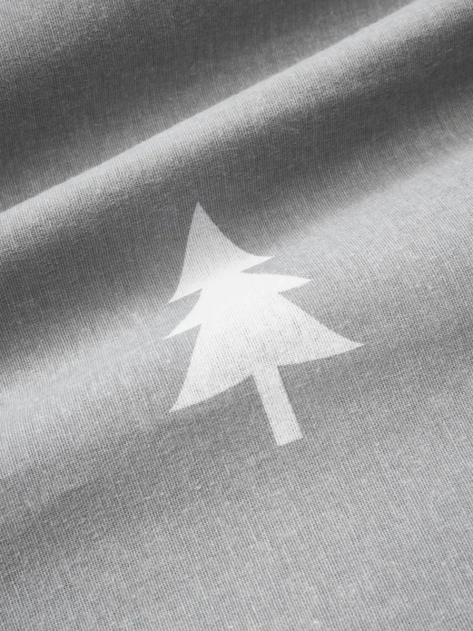 Flanellen dekbedovertrek X-mas Tree met kerstmotief^Westwing Collection Best