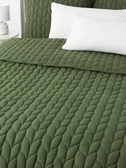 Flanellen kussen Selby met structuurpatroon^Westwing Collection Discount