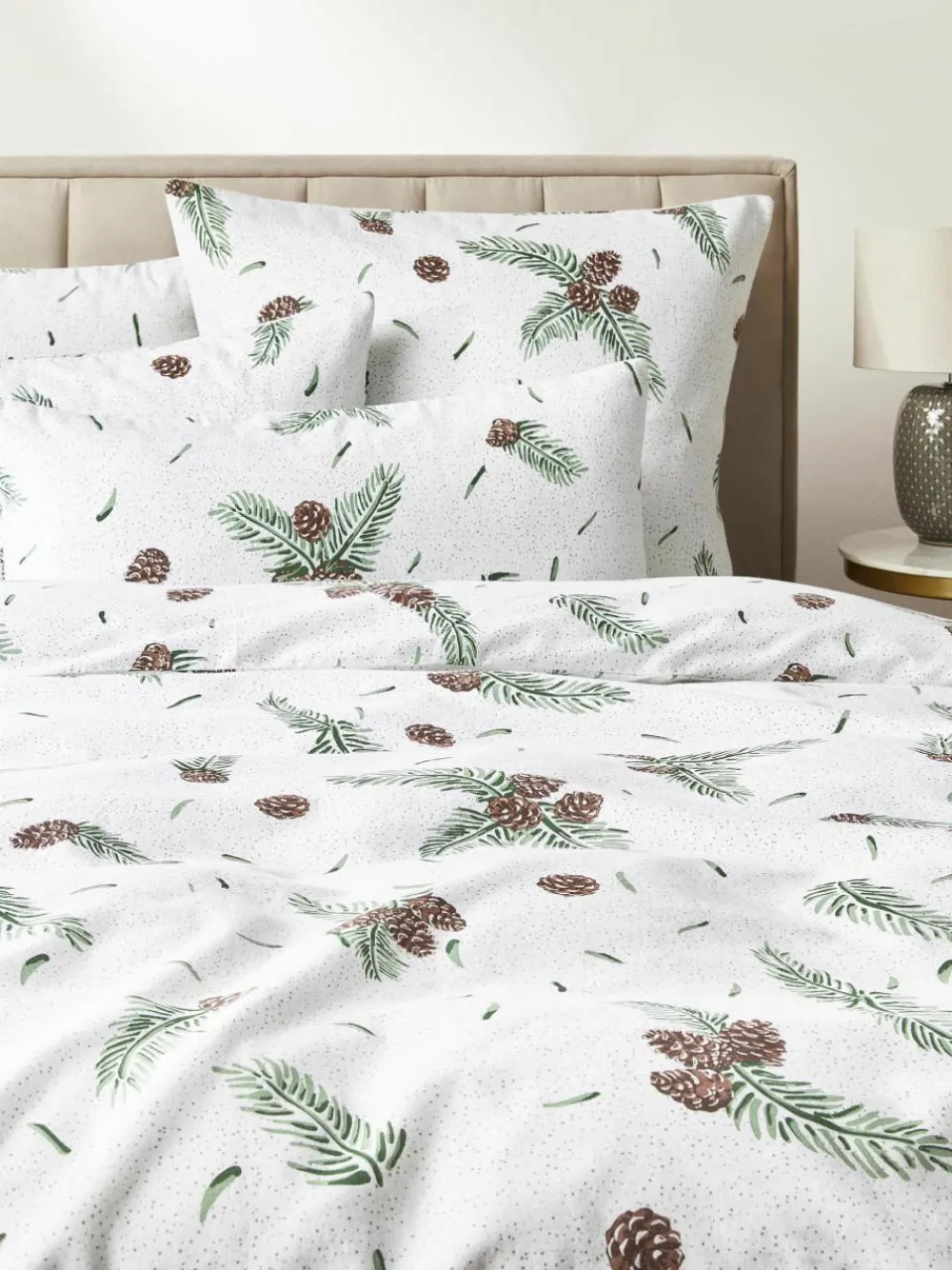 Flanellen kussenhoes Pinecone^Westwing Collection Clearance