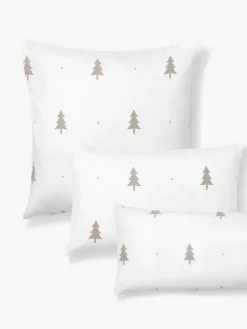 Flanellen kussenhoes X-mas Tree met kerstmotief^Westwing Collection New