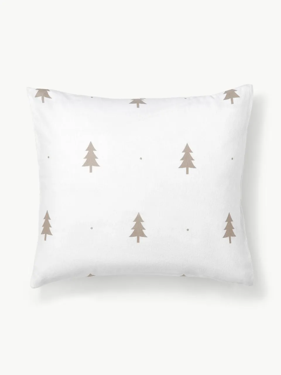 Flanellen kussenhoes X-mas Tree met kerstmotief^Westwing Collection New