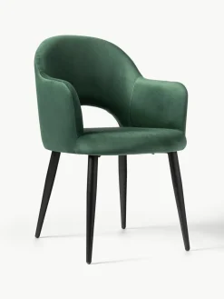 Fluwelen armstoel Rachel^Westwing Collection Outlet
