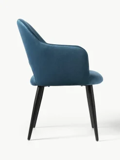 Fluwelen armstoel Rachel^Westwing Collection Outlet