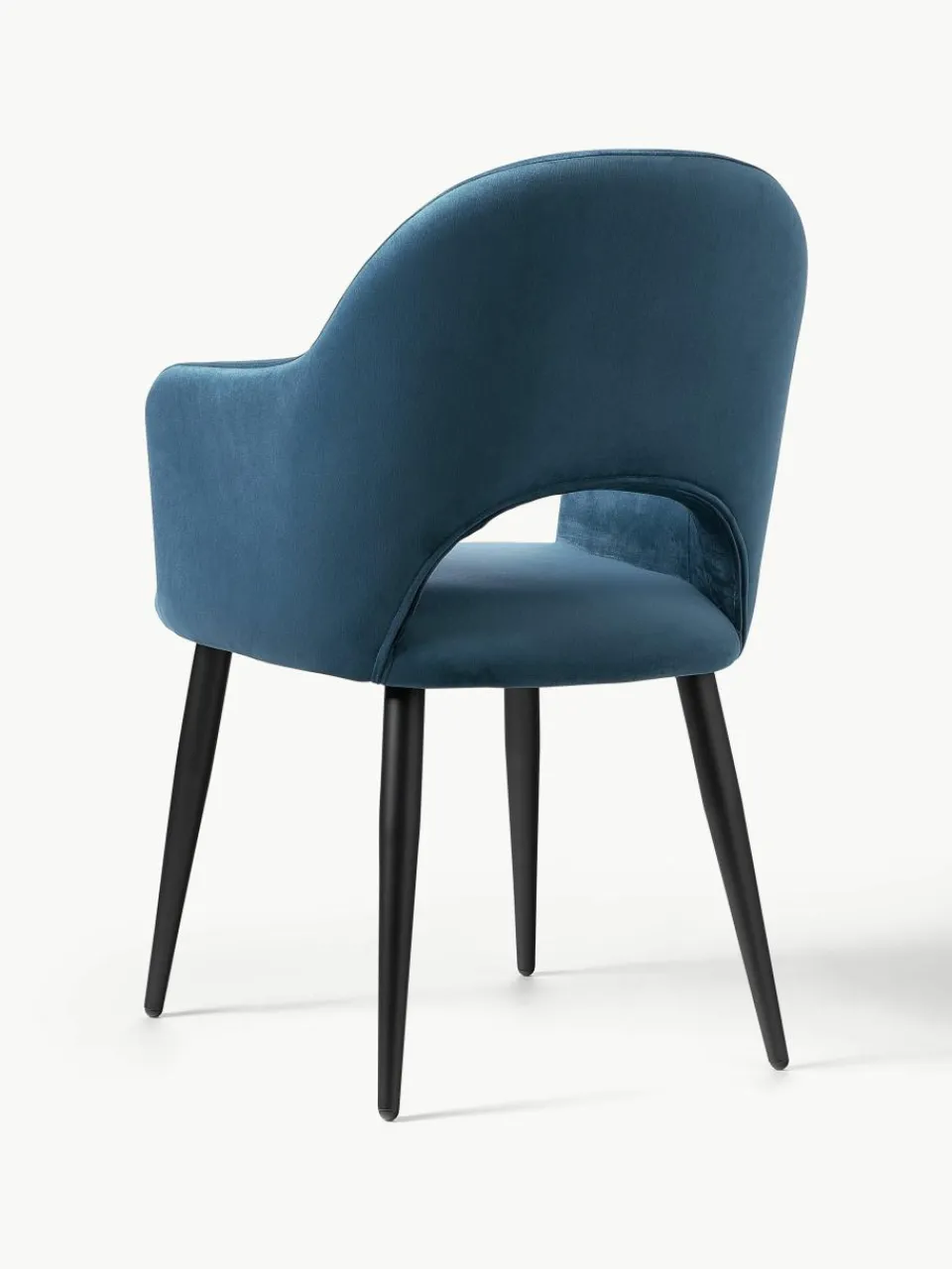 Fluwelen armstoel Rachel^Westwing Collection Outlet