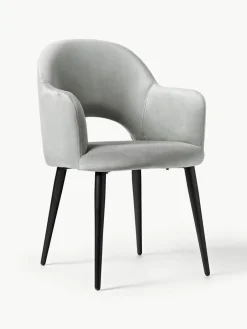 Fluwelen armstoel Rachel^Westwing Collection Outlet
