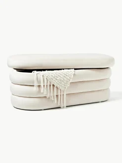 Fluwelen bank Alto met opbergruimte^Westwing Collection Best