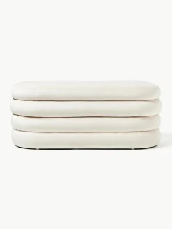 Fluwelen bank Alto met opbergruimte^Westwing Collection Best