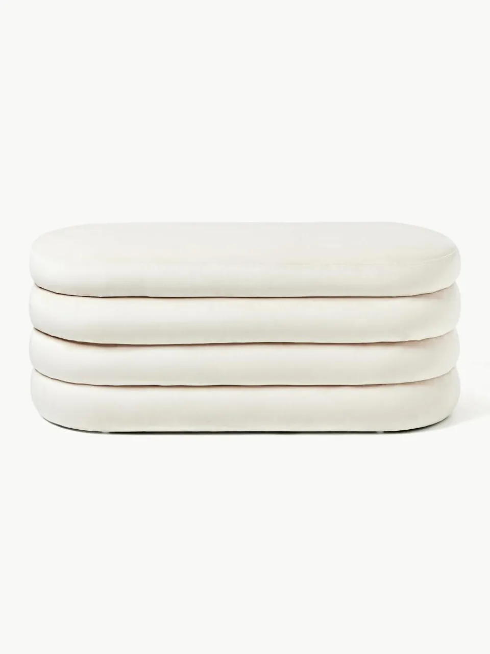 Fluwelen bank Alto met opbergruimte^Westwing Collection Best