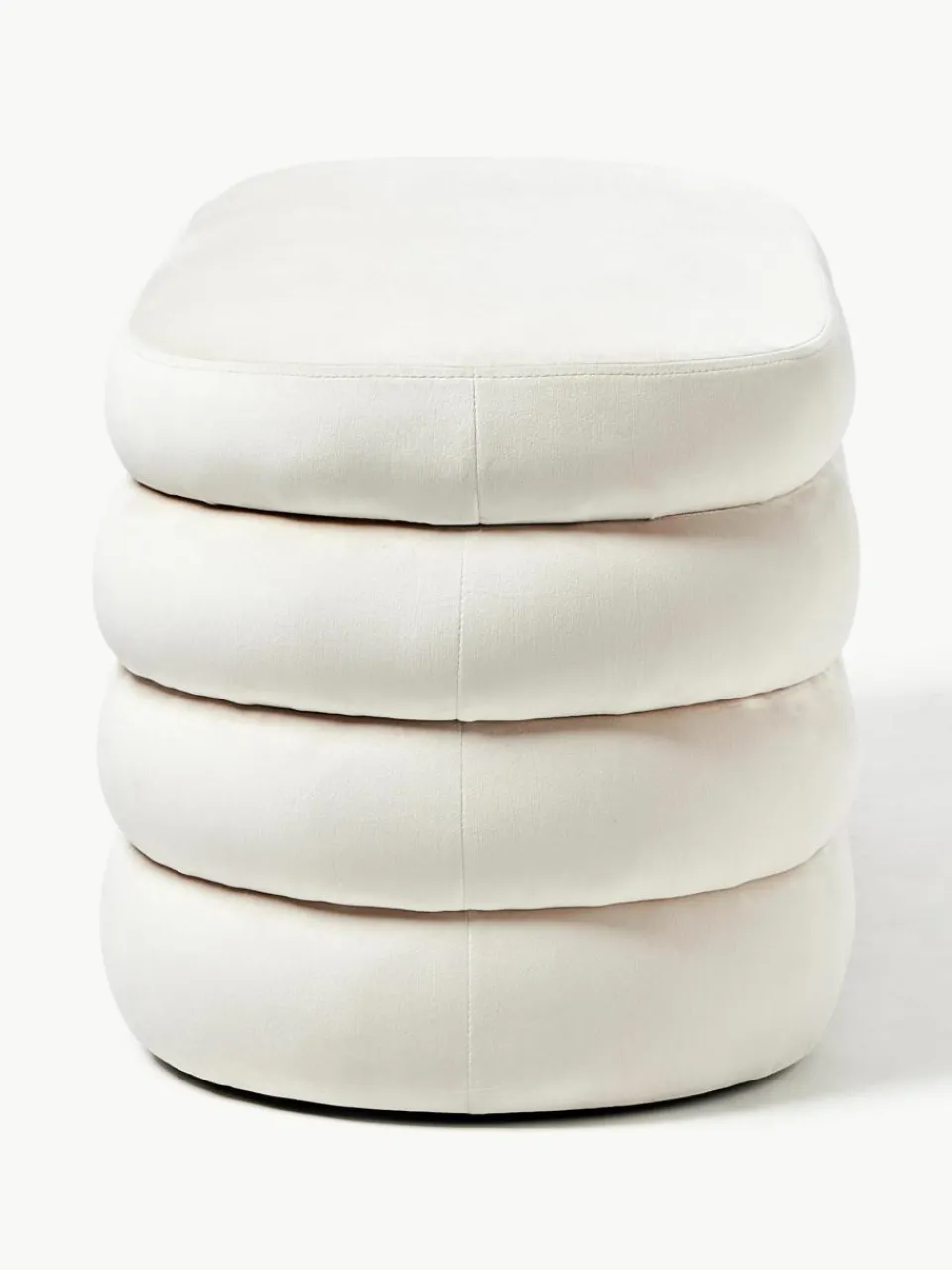 Fluwelen bank Alto met opbergruimte^Westwing Collection Best