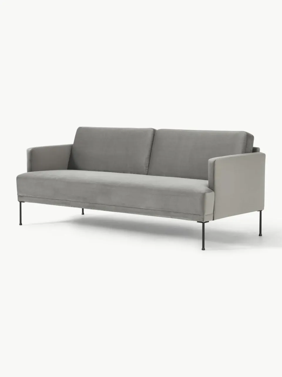 Fluwelen bank Fluente (3-zits)^Westwing Collection Hot
