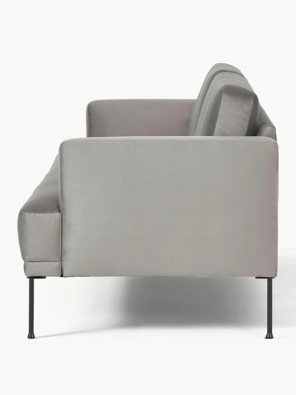 Fluwelen bank Fluente (3-zits)^Westwing Collection Hot