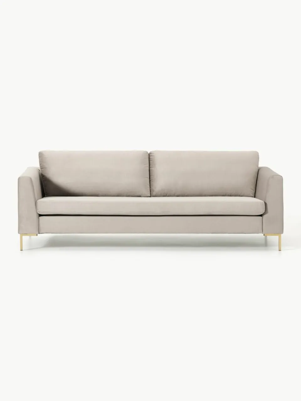 Fluwelen bank Luna (3-zits)^Westwing Collection Online