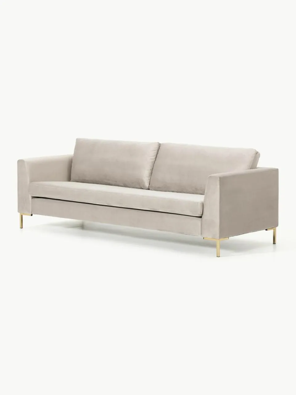 Fluwelen bank Luna (3-zits)^Westwing Collection Online