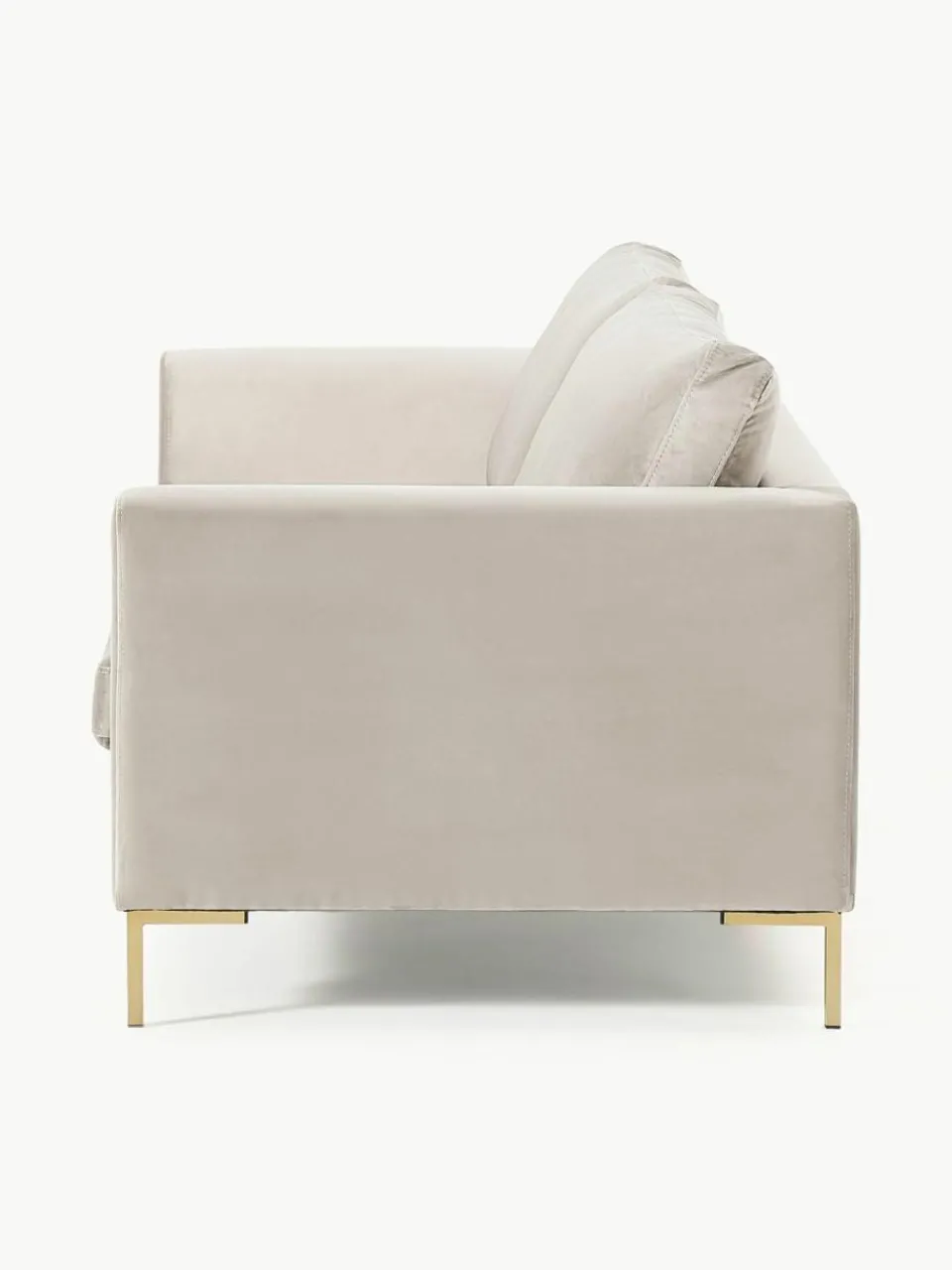 Fluwelen bank Luna (3-zits)^Westwing Collection Online