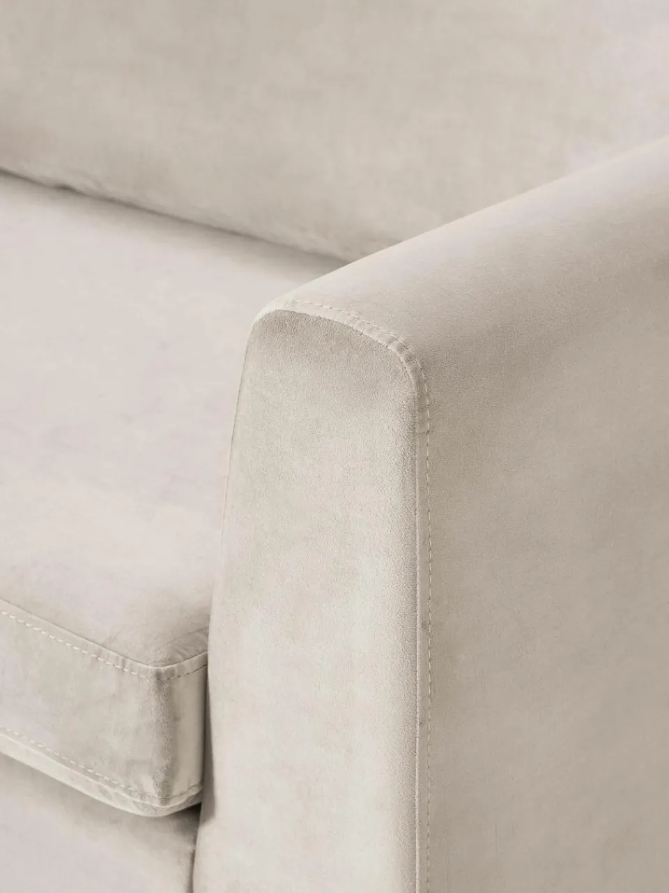 Fluwelen bank Luna (3-zits)^Westwing Collection Online
