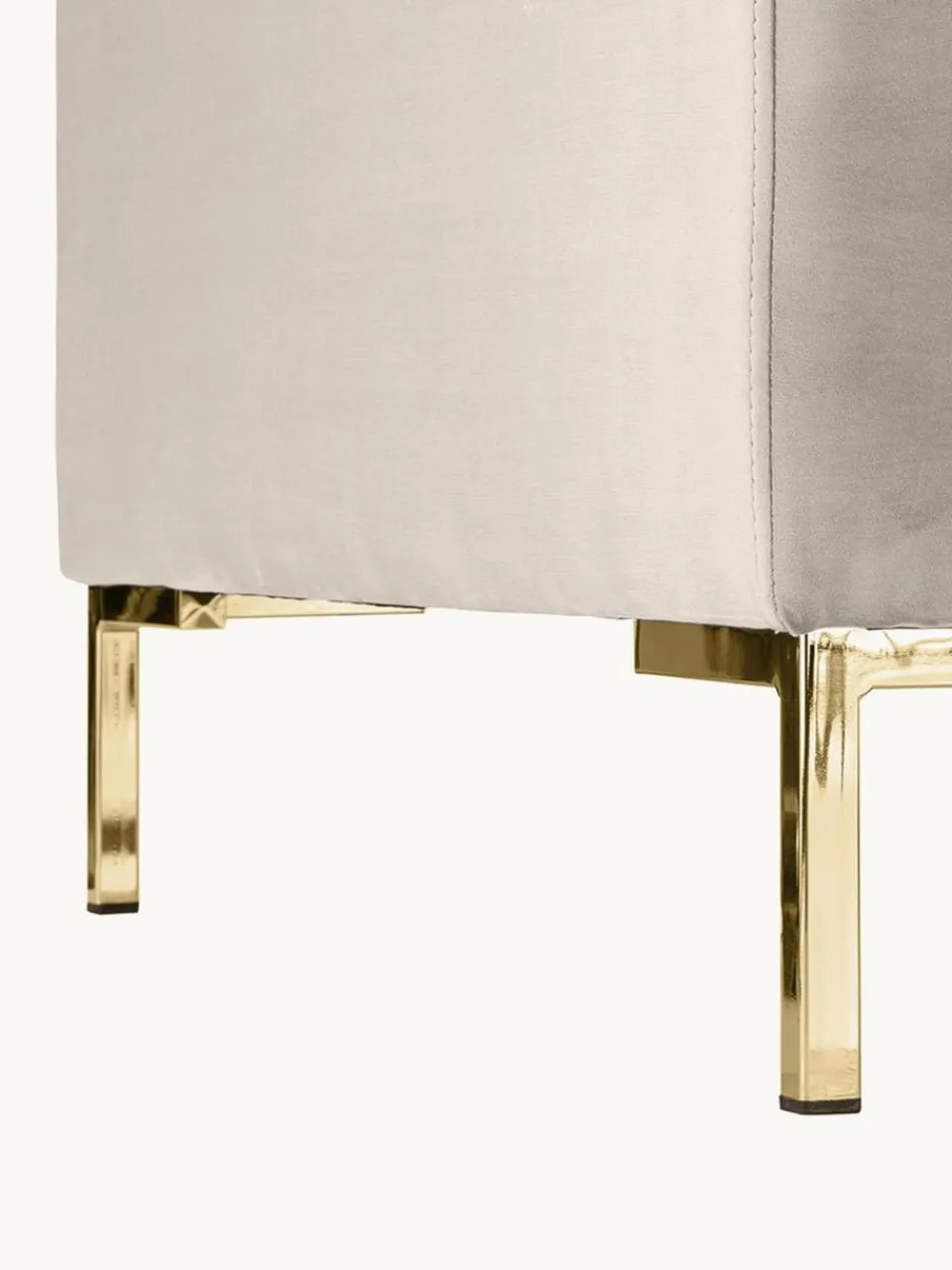 Fluwelen bank Luna (3-zits)^Westwing Collection Online
