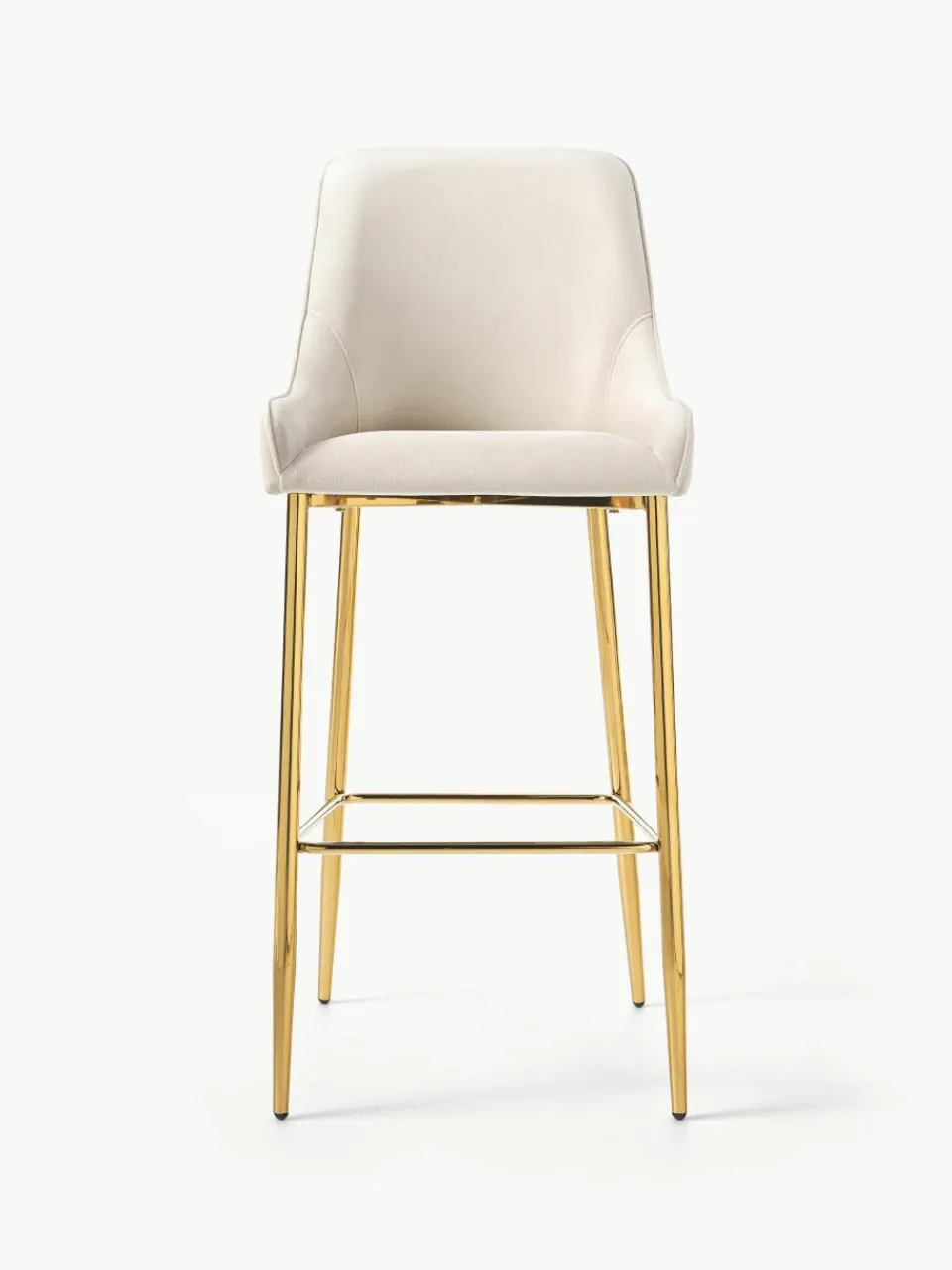 Fluwelen barstoel Ava^Westwing Collection Online