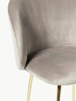 Fluwelen barstoel Luisa^Westwing Collection Hot