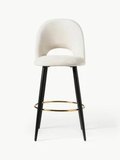 Fluwelen barstoel Rachel^Westwing Collection New
