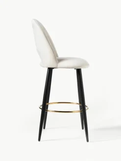 Fluwelen barstoel Rachel^Westwing Collection New