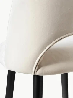 Fluwelen barstoel Rachel^Westwing Collection New