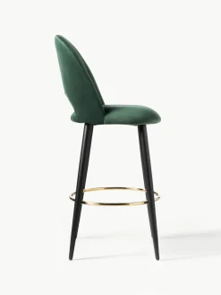 Fluwelen barstoel Rachel^Westwing Collection Best