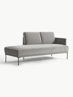 Fluwelen chaise longue Fluente^Westwing Collection Online