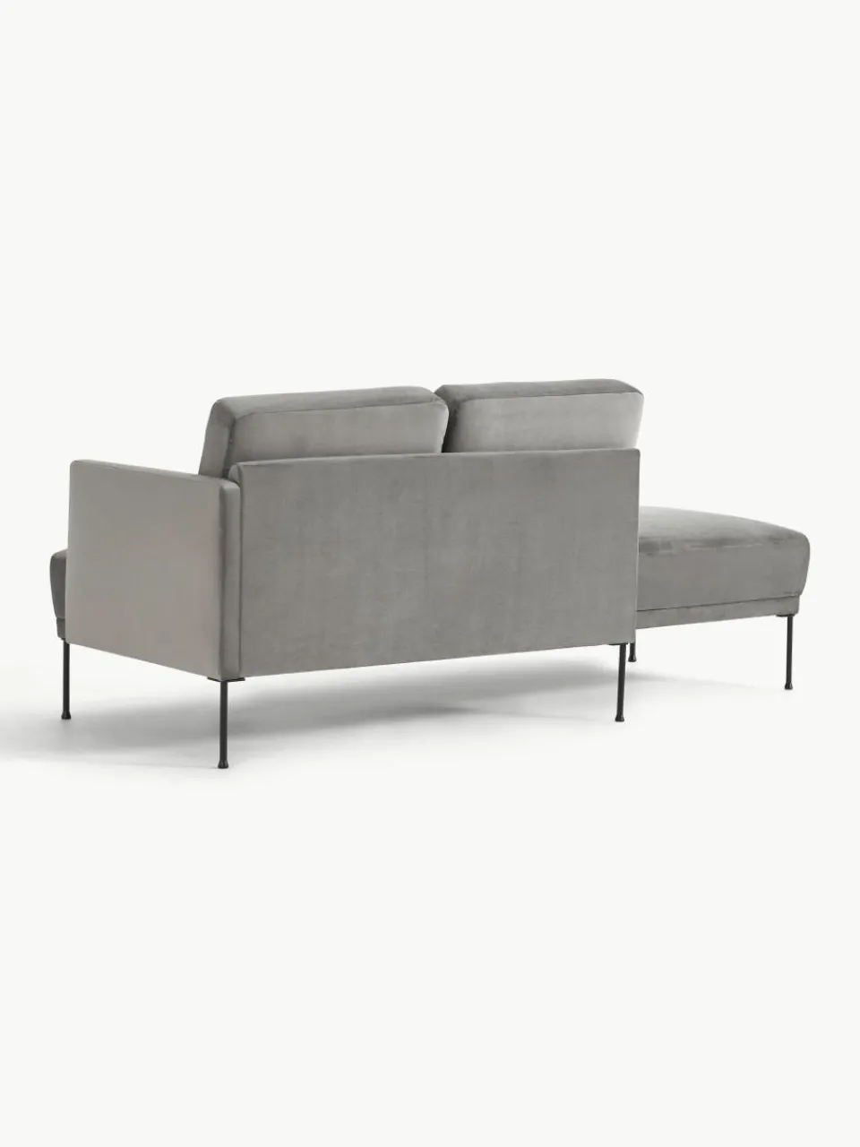 Fluwelen chaise longue Fluente^Westwing Collection Online