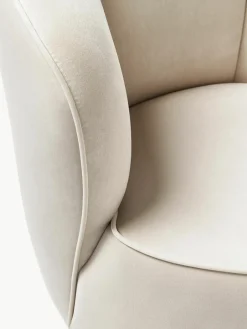 Fluwelen cocktailfauteuil Olivia^Westwing Collection Fashion