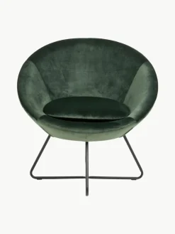 Fluwelen cocktailfauteuil Center^Westwing Clearance