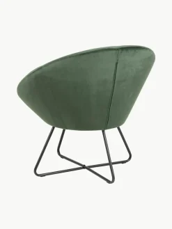 Fluwelen cocktailfauteuil Center^Westwing Clearance