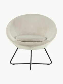 Fluwelen cocktailfauteuil Center^Westwing Fashion