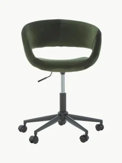 Fluwelen draaistoel Grace, in hoogte verstelbaar^Westwing Discount