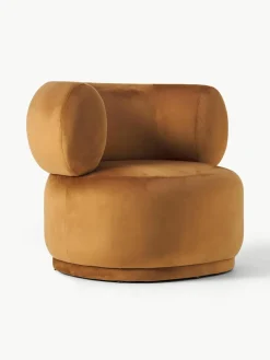 Fluwelen fauteuil Cori^Westwing Collection Discount
