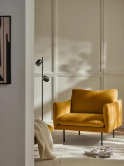 Fluwelen fauteuil Moby^Westwing Collection Best