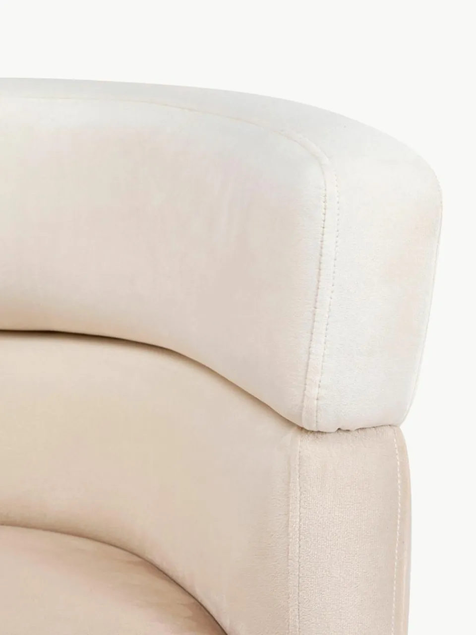 Fluwelen fauteuil Sandwich in retro-design^Kare Design Outlet
