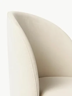 Fluwelen gestoffeerde stoel Zeyno^Westwing Collection Online