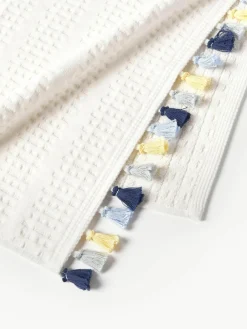 Fluwelen handdoek Tallulah met decoratieve franjes, in verschillende formaten^Westwing Collection Sale