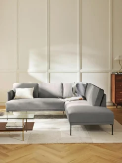 Fluwelen hoekbank Fluente^Westwing Collection Clearance