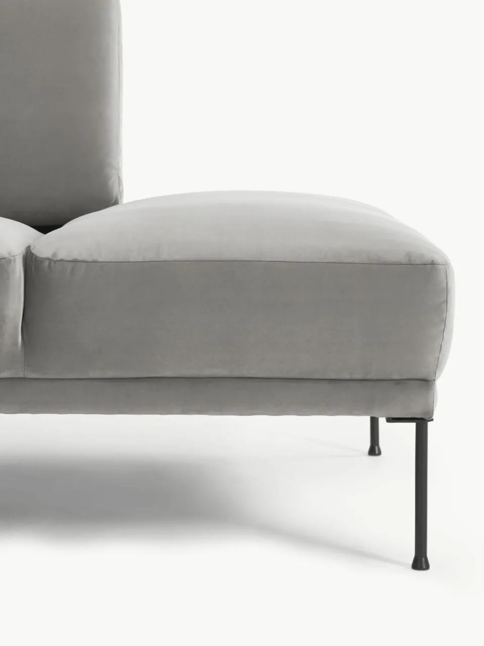 Fluwelen hoekbank Fluente^Westwing Collection Clearance