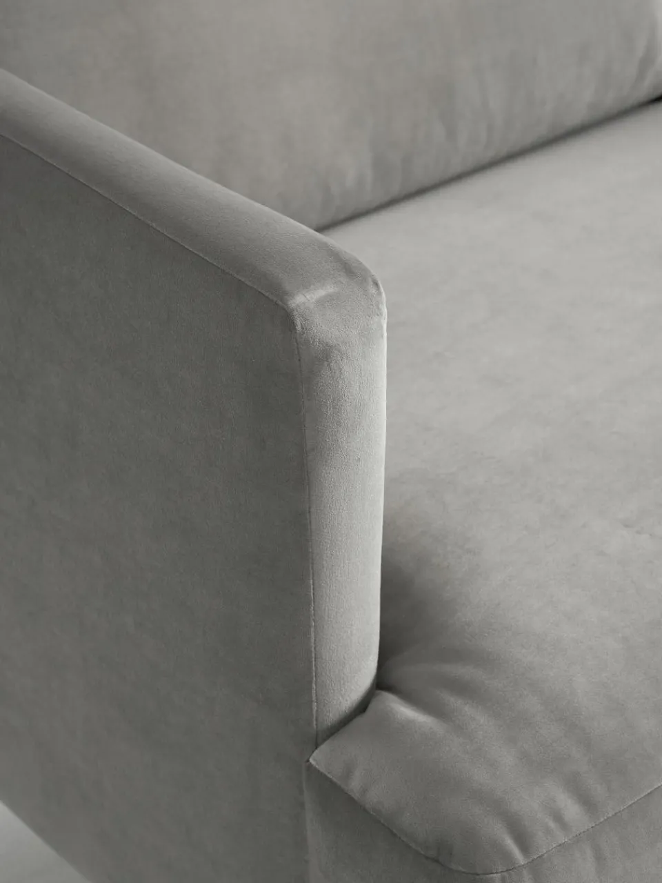 Fluwelen hoekbank Fluente^Westwing Collection Clearance
