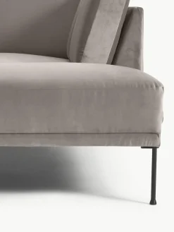 Fluwelen hoekbank Fluente^Westwing Collection Best