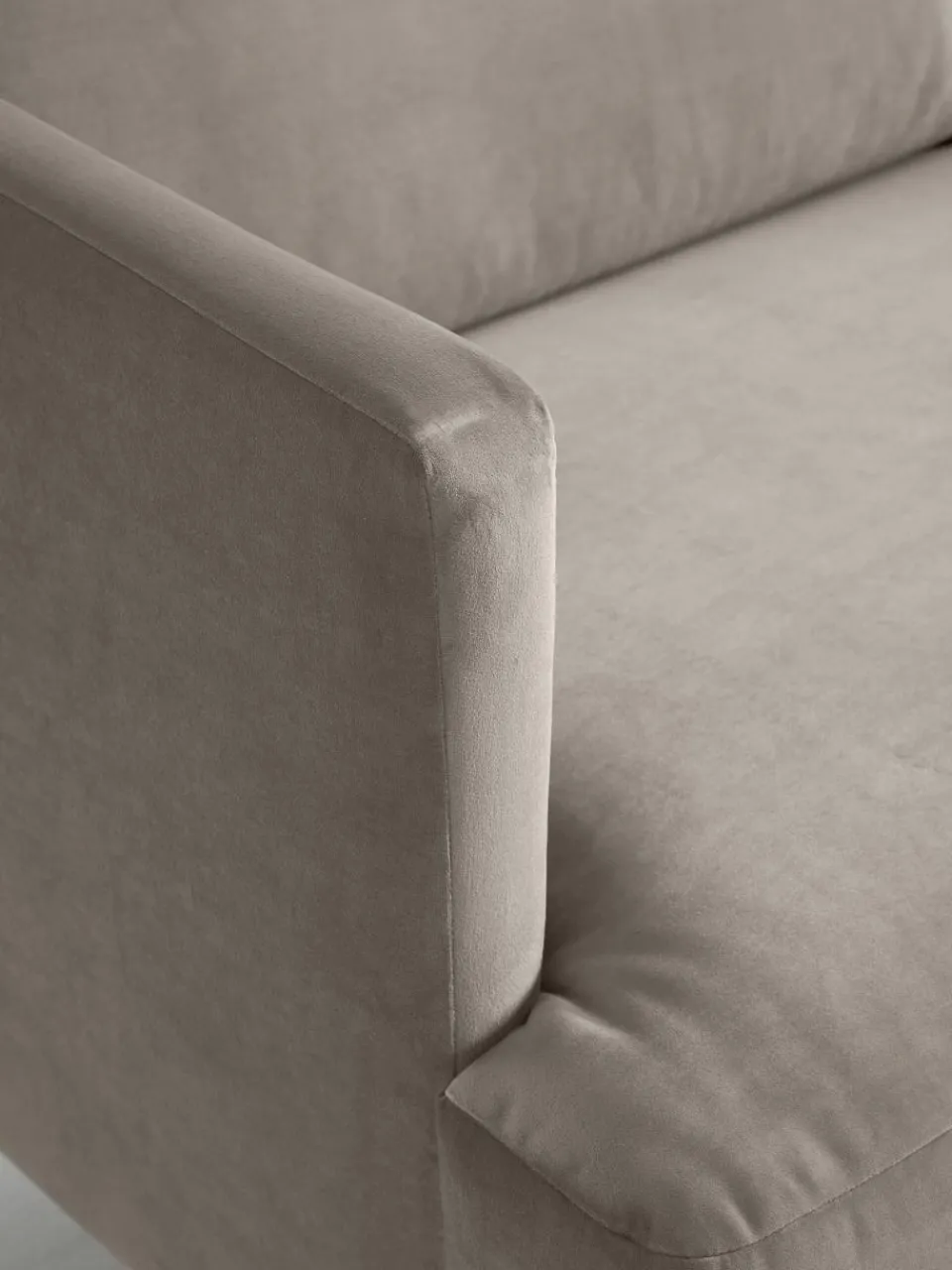Fluwelen hoekbank Fluente^Westwing Collection Best
