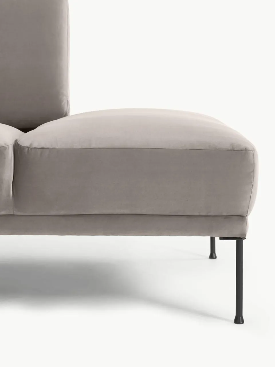 Fluwelen hoekbank Fluente^Westwing Collection Best