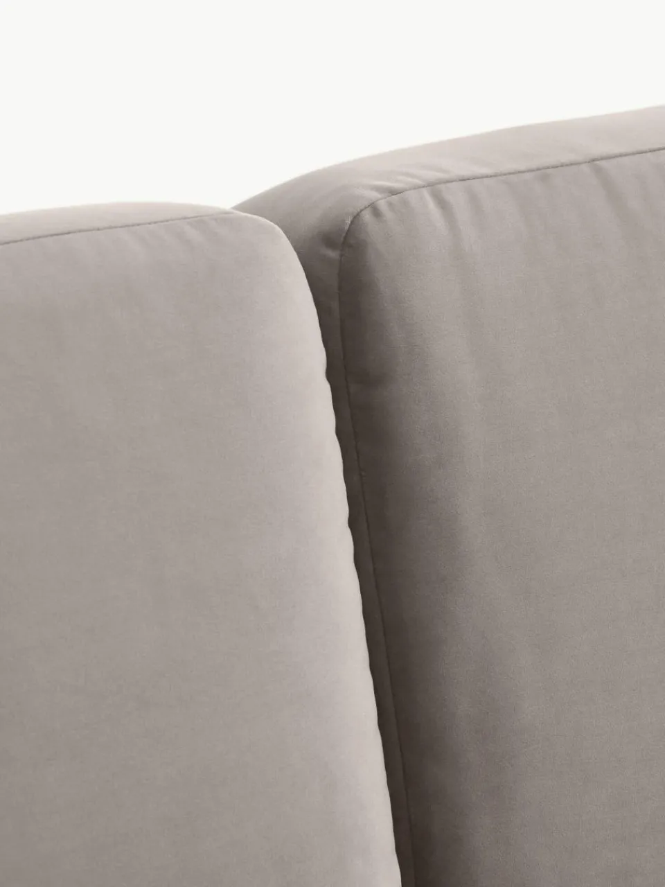 Fluwelen hoekbank Fluente^Westwing Collection Best