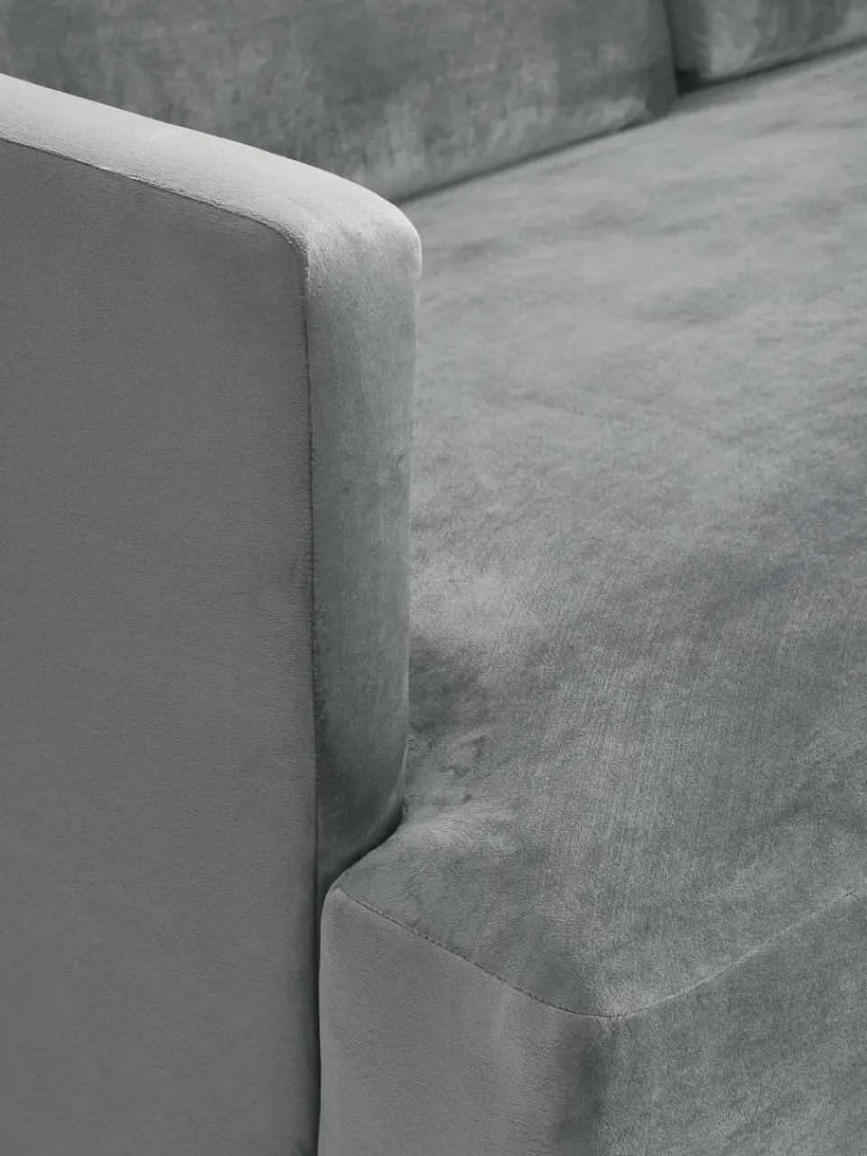 Fluwelen hoekbank Fluente^Westwing Collection Outlet