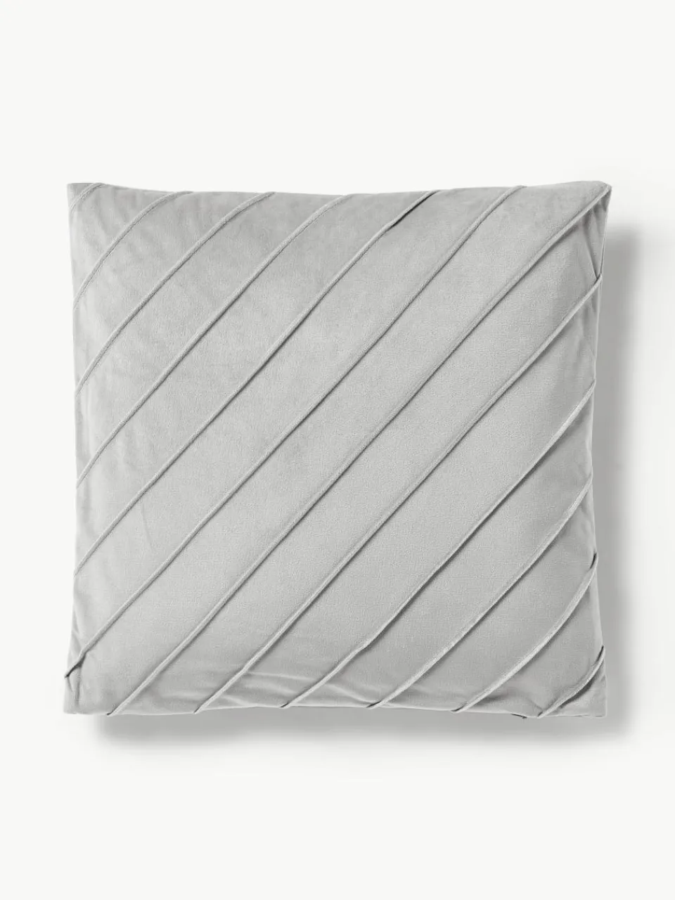 Fluwelen kussenhoes Leyla met structuurpatroon^Westwing Collection Fashion