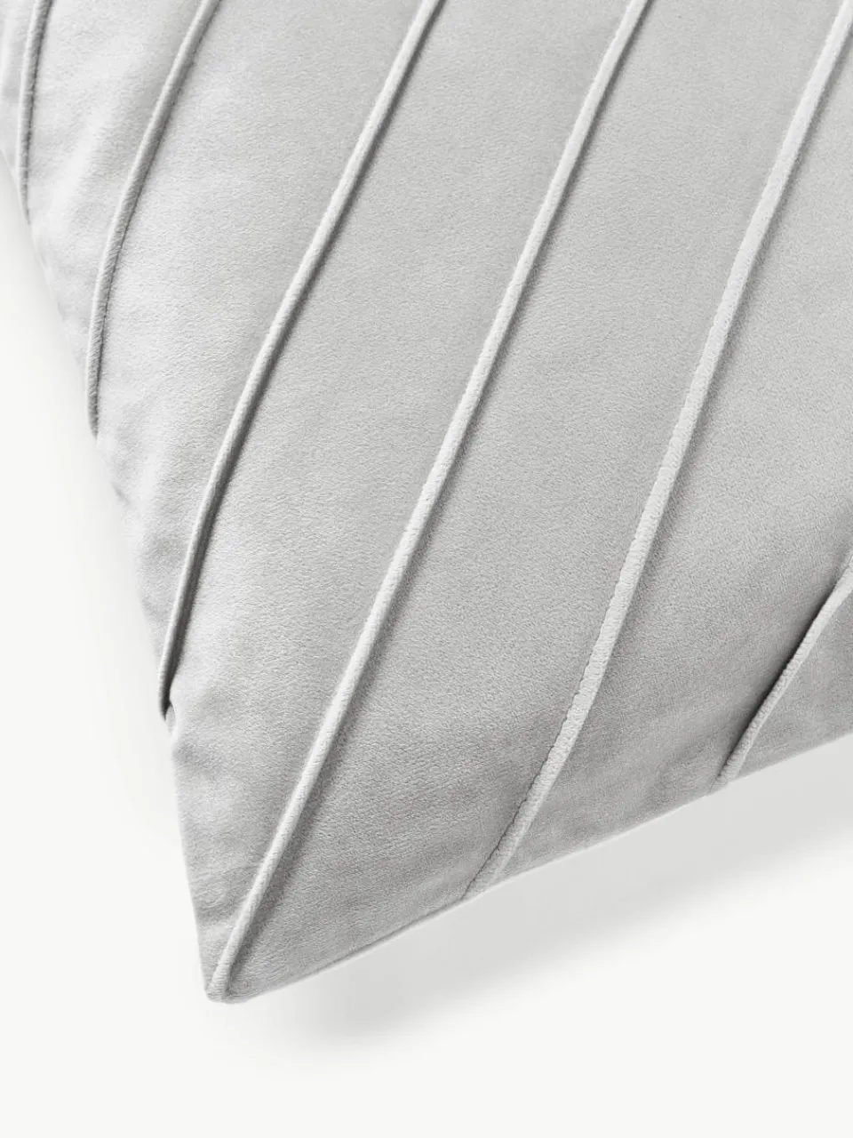 Fluwelen kussenhoes Leyla met structuurpatroon^Westwing Collection Fashion