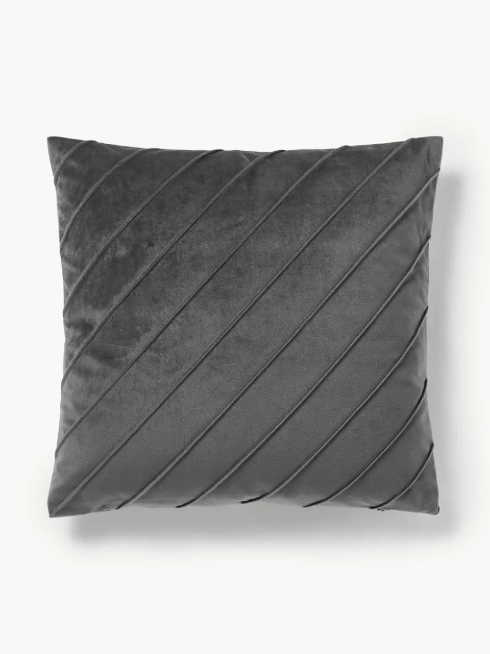 Fluwelen kussenhoes Leyla met structuurpatroon^Westwing Collection Outlet