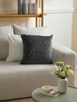 Fluwelen kussenhoes Leyla met structuurpatroon^Westwing Collection Outlet